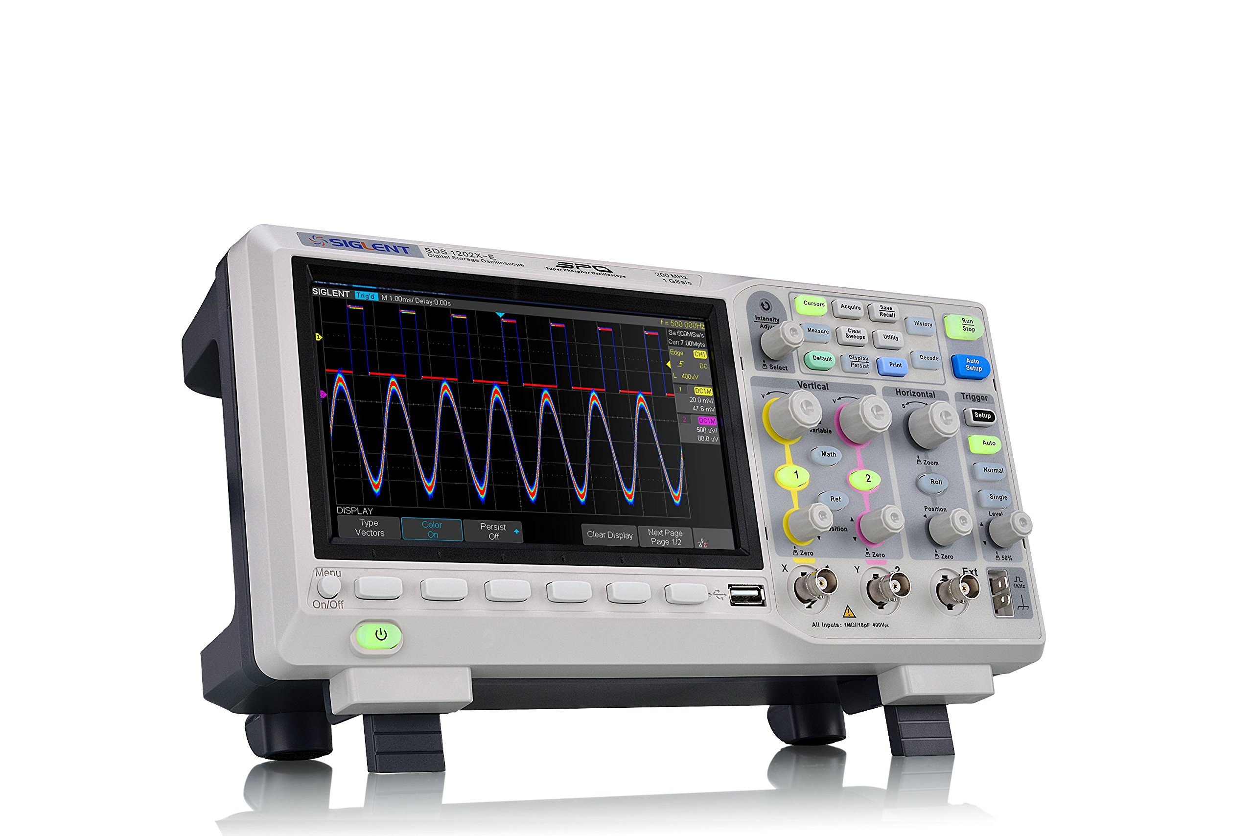 Siglent Technologies SDS1202X-E 200 mhz Digital Oscilloscope 2